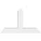 Ekena Millwork Portland Architectural Grade PVC Gable Bracket, 48"W x 30"H x 6"D x 6"F, 15/12 Pitch GBP048X30X0606POR00 - alternate 2